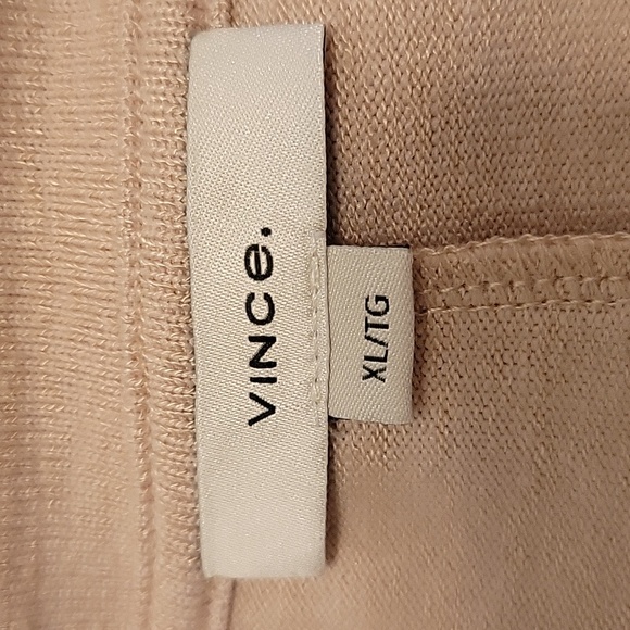 VINCE Sleveless Knit Dress Ecru Tan Sz XL NEW - Picture 6 of 7